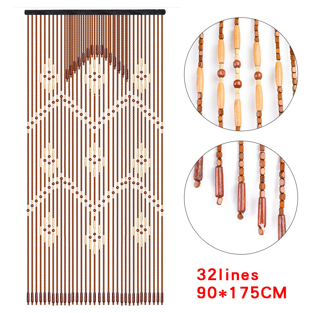 Bamboo Bead Curtain Doorway Window Door Screen Patio Porch Room