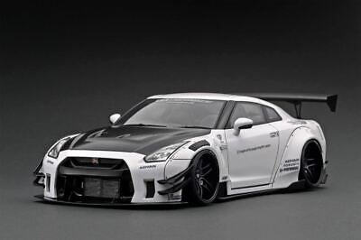 1:18 Nissan GT-R R35 LB-WORKS Type 2 -- White -- Ignition 1:18 Nissan GT-R R35 LB-WORKS Type 2 -- White -- Ignition