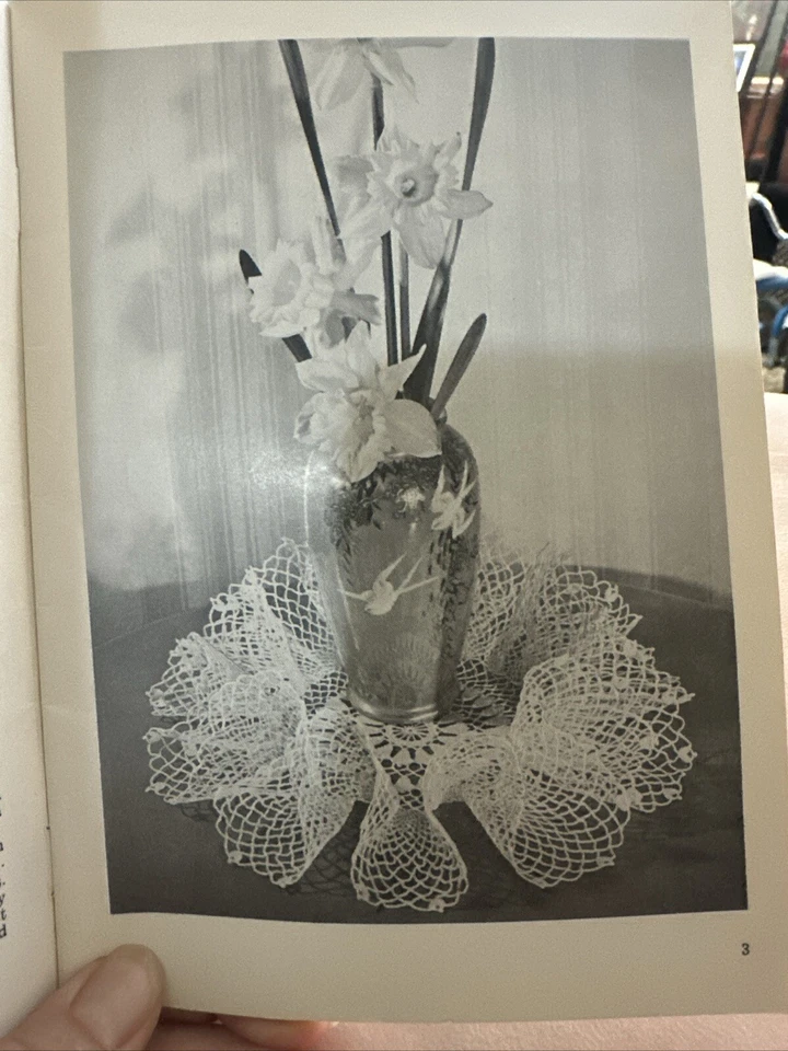 Libro de diseños de tapetes para tesoro/lirios n.º 209 patrones de ganchillo de colección núcleo de cabaña Foto 2 de 4