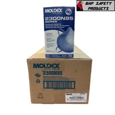Moldex 2300 N95 Particulate Respirator Mask w/ Valve 1 Case / 10 Boxes 100 Masks