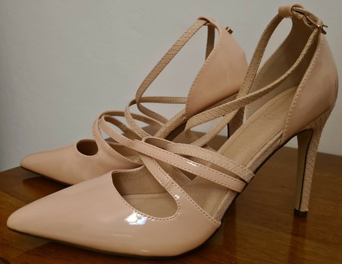 scarpe donna MI AMOR sandali rosa cipria vernice BY169 - ZOOODE.COM
