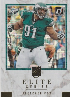 2018 DONRUSS FLETCHER COX DT EAGLES ELITE SERIES #ES-29 PRIZM SP HOT!