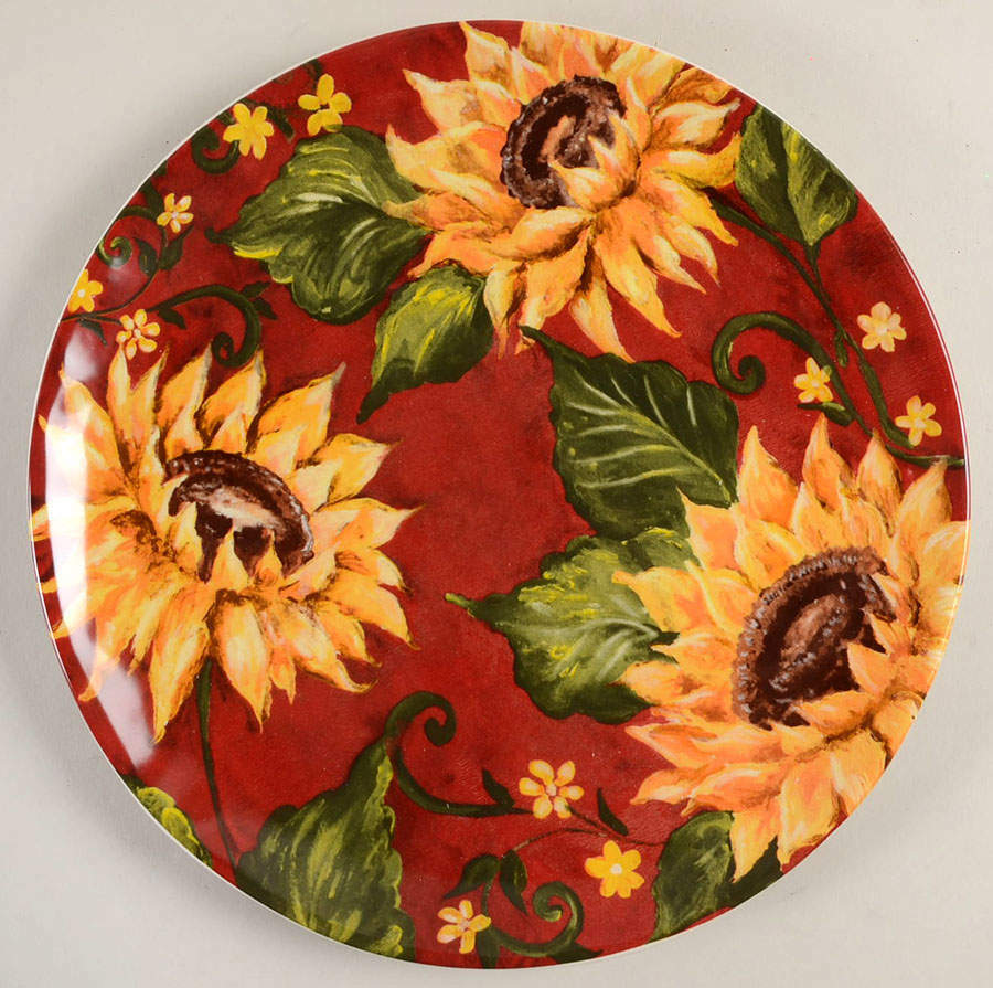 Certified International Sunflower Sunset Dinner Plate 11535308