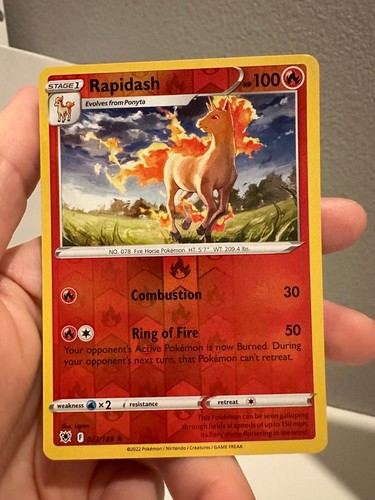 Pokémon Karte: Hisuian Arcanine – Selten (071/189), Schwert & Schild - Astral Radiance
