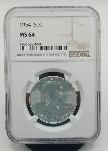 1954 Franklin Half Dollar NGC MS64 #0480