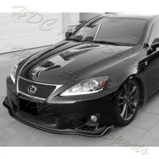 For 11-13 Lexus IS250 IS350 Painted Black Front Bumper Body Splitter Spoiler Lip