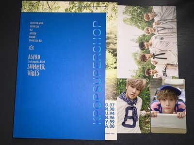 ASTRO アルバム Astro 2nd Mini Album Summer Vibes Album CD Postcard Great JinJin