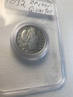 1892-Barber Silver Quarter UNC *UNCIRCULATED*  1 St Year Lot# 630