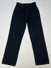 Acne Studios Bla Konst Black Cropped Women’s High Waist Jeans 25x25 Designer