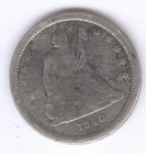 1840-O Seated Liberty Silver Quarter + Circulated + No Reserve!
