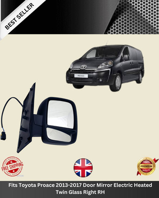 Fits Toyota Proace 2013-2017 Door Mirror Electric Heated Twin Glass Right RH