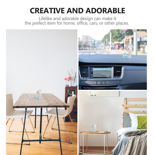  Resin Deer Figurine Elegant Decor Craft Figurines Desktop Decoration - Zdjęcie 3 z 12