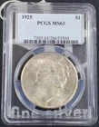 1925-P Peace Dollar S$1 - PCGS MS 63