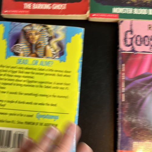 Vintage R.L. Stine Goosebumps Books Lot of 5 Horrorland Deep Trouble 90’s Books - Picture 3 of 17