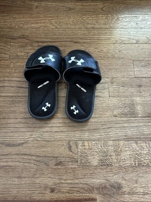 Under Armour Youth UA Ignite Freedom Slides 2 Black Size 1Y Sandals