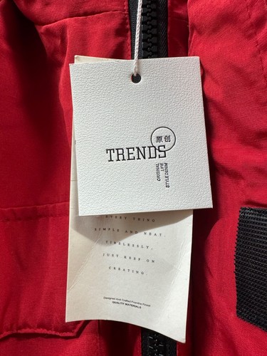 RED, CLASSIC VOGUE, FASHION CLASS, GOOSE DOWN JACKET OR COAT *NEW* SIZE XL - Afbeelding 13 van 14
