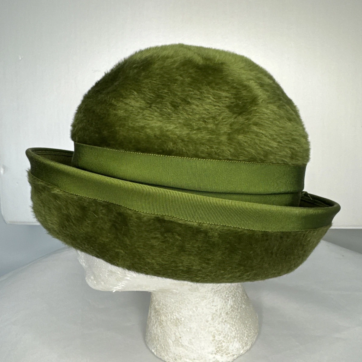 Fur Green Vintage Hats for Women for sale | eBay