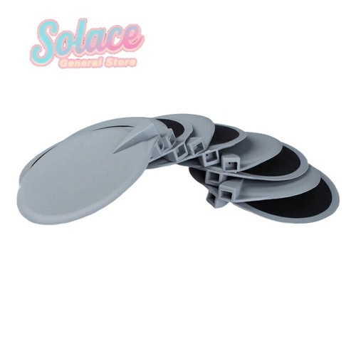 10 Pieces NEW 9.5cm Rubber Round Replace Electrode Pads For Microcurrent Machine - Picture 8 of 10