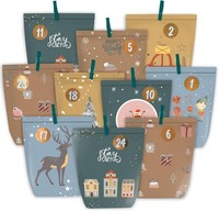 Adventskalender DIY 24 PapiertüTen Zum BefüLlen Weihnachtskalender Mit Zahlen