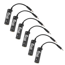 6Pcs Guitar Link Interface Audio Câble Rig Convertisseur d'adaptateur System9755