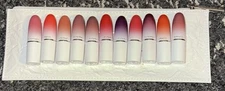 MAC Lips By Dozen Mini Powder Kiss Lipstick x 12 Holiday Kit $119 Value $240