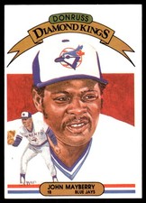 John Mayberry 1982 Donruss #25 Blue Jays MLB READ FREE SHIPPING AutographDen