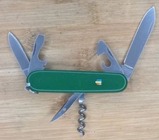 Victorinox 91mm Spartan SAK 1986-1992 Unique Green Scales Romania 🇷🇴 Crest VG