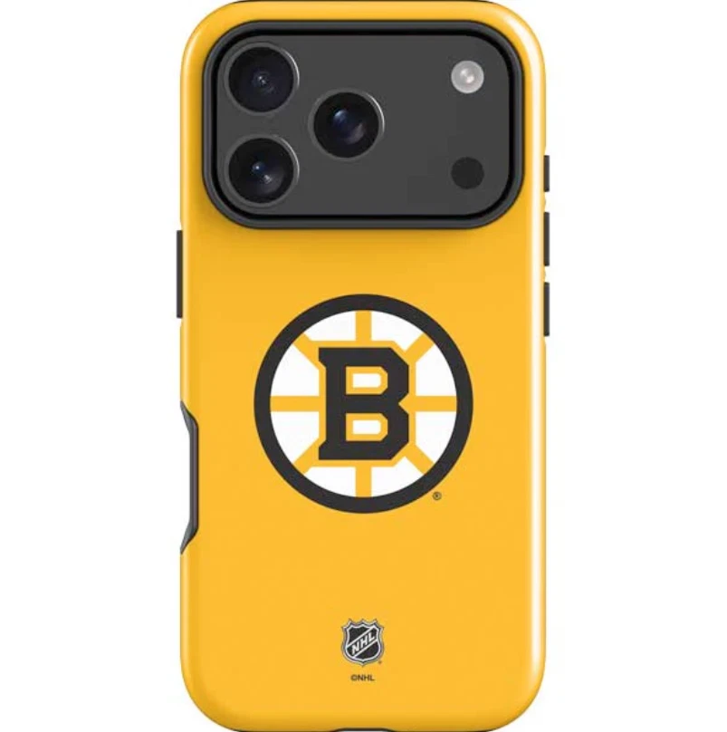 NHL Boston Bruins Solid Background iPhone Case