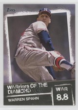 2020 Topps Warriors of the Diamond Warren Spahn #WOD-18 HOF 03a2