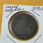 1876 Seated Liberty Half Dollar 50C Silver 0.9 Fine Business Strike (Phila)
