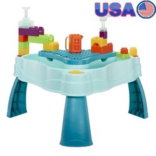 Build Splash Water Table W/ 25 Accessories Creative Indoor Outdoor Play New