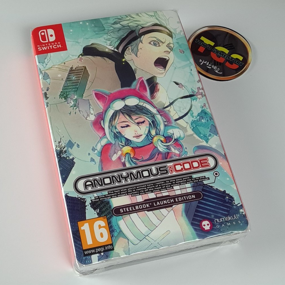 ANONYMOUS CODE STEELBOOK LAUNCH EDITION Switch Visual Novel Game In English New