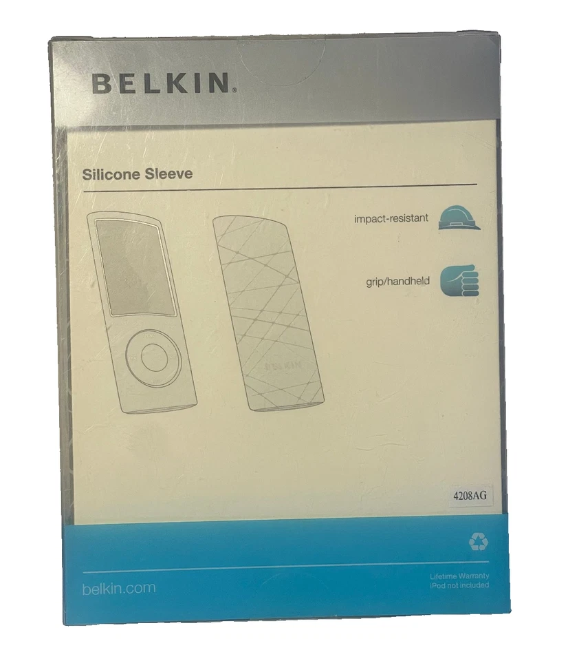 Funda de silicona BELKIN Grip ranura apretada para Apple iPod Nano 4G rosa claro Foto 3 de 4