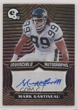 2021 Panini Chronicles Invincible Purple 21/25 Mark Gastineau #INV-MGA Auto n0c
