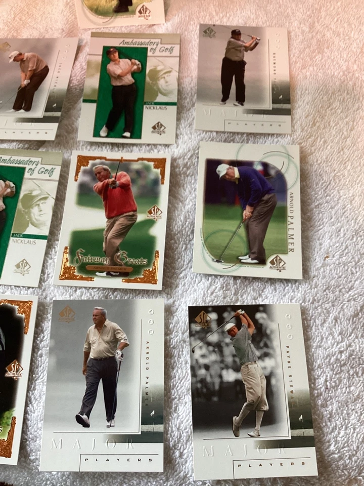 2001 SP 正品高尔夫卡套装 78 张卡 Nicklaus、Palmer、Stewart、Kite Plus — 第 3/4 张图片