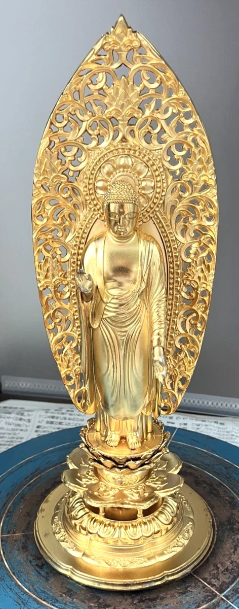 金色复古日本原创古董雕像| eBay