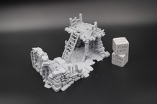Tabletop Terrain Fantasy Small House Ruin Dnd RPG Wargame Skirmish 28mm
