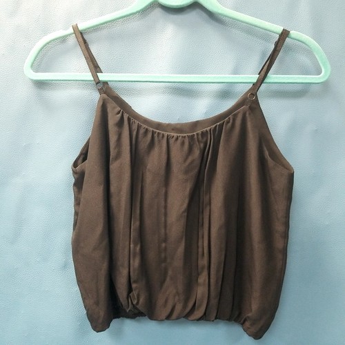 NWT Alice + Olivia By Stacey Bendet Black Silk Crop Tank Top Women's Sz XS - Picture 2 of 9