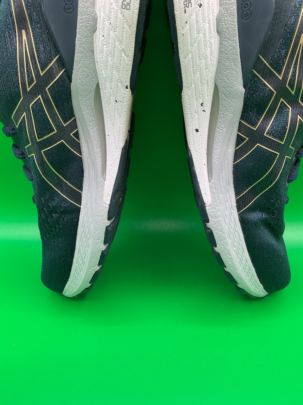 Asics Gel Kayano 28 Womens Navy/Yellow Trail Road Running Sneakers Shoe SZ 9.5 thumbnail 11