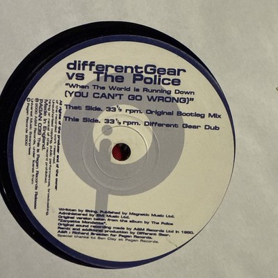 Different Gear - When The World Is Running Down You Can't Go Wrong - - T315S