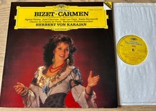 DG 413 322-1 DIG BIZET CARMEN HIGHLIGHTS LP KARAJAN (1983) EX WEST GERMANY