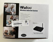 Wuloo 4 pack Wireless Intercom System 10 Channel 3 Code, WL666, To 1 mile range