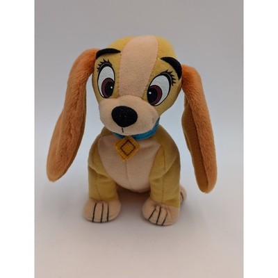 Applause Lady Tramp Dog Plush Beans 6 Inch Stuffed Animal Toy