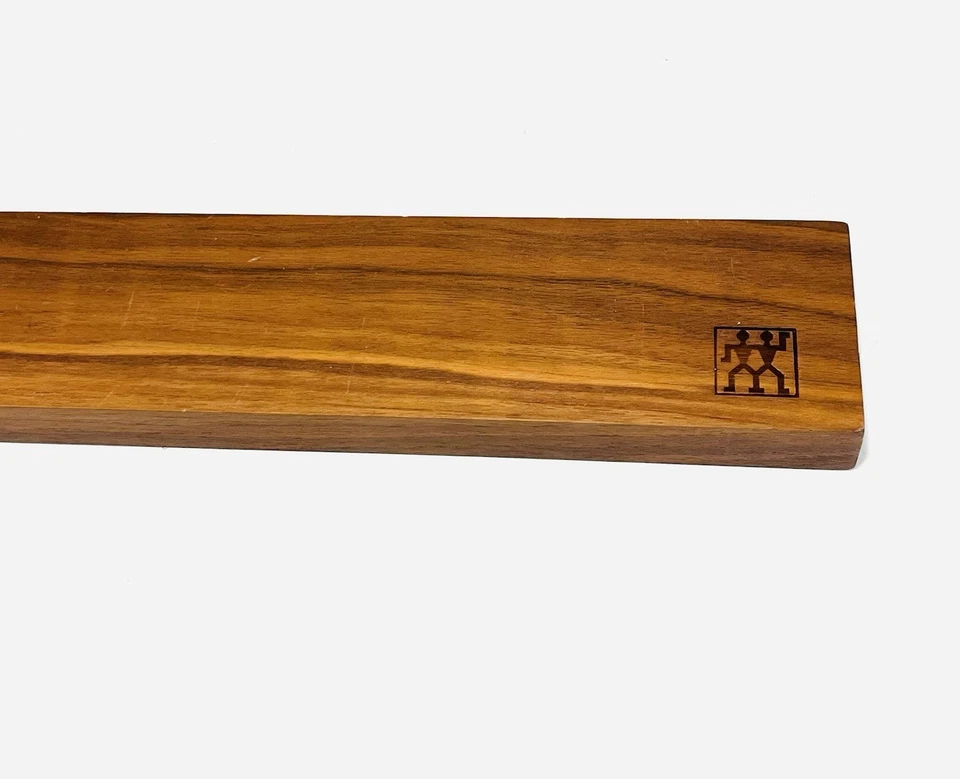 Henckels Knives Crate & Barrel 18" Magna Bar Knife Holder | Acacia, No Mounting - Image 3 of 4