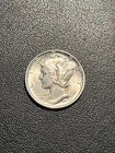 1942 P Mercury Silver Dime   BU UNC MS FB  Sharp Strike Bright White