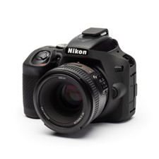 Camera silicone cover for Nikon D3500 LCD Screen Protector Black