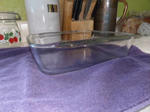 Vintage Pyrex 222-R 2 Quart Clear 8 x 8 x 2 Baking Cake/Brownies Dish w/ Handles