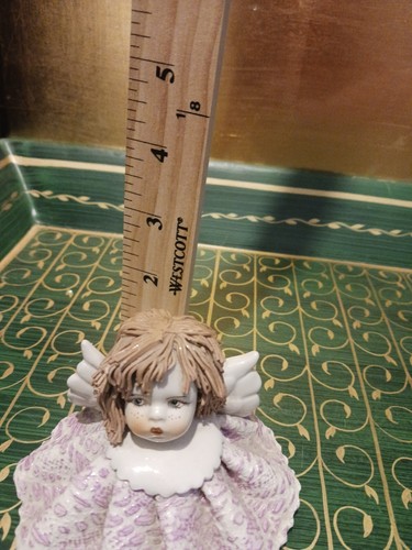 Coppia statuine vintage Lino Zampiva Italia porcellana ragazza firmate spaghetti capelli - Foto 6 di 8