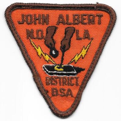 John Albert District Segregated Patch New Orleans Area Council Boy Scouts BSA