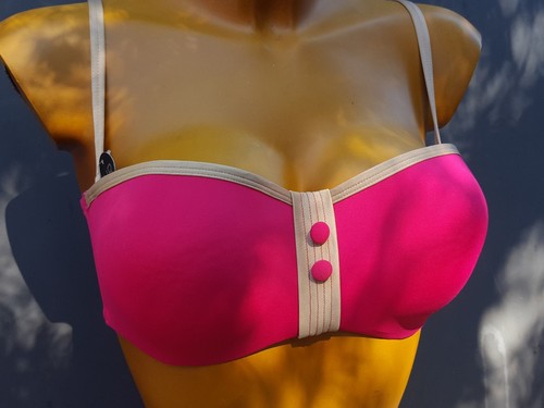 HUIT maillot de bain 90A/38 smarty bollywood fushia neuf avec etiquette - Foto 3 di 8